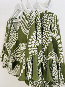 TALLOW BLOUSE green