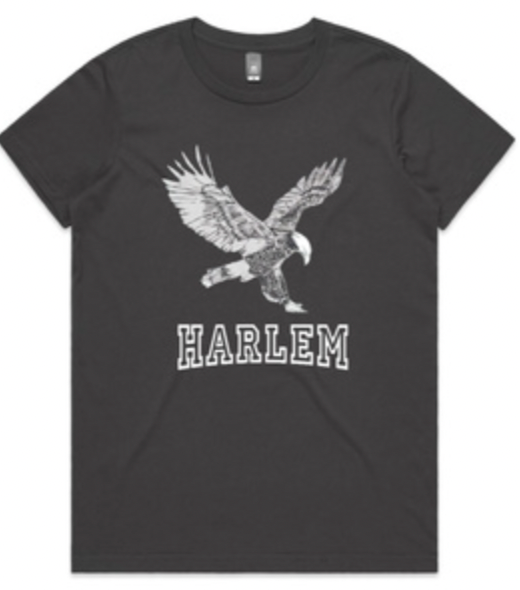 EAGLE HAS LANDED tee charcoal