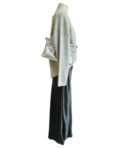 BOULEVARD SLIP SKIRT pewter