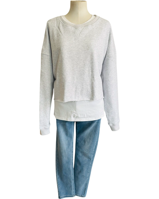 WEEKEND SWEATER soft grey