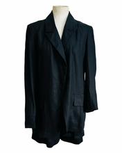 Load image into Gallery viewer, AMARA LINEN JACKET black