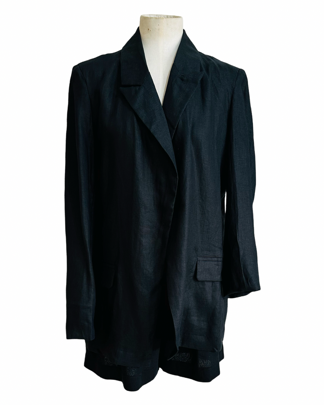 AMARA LINEN JACKET black