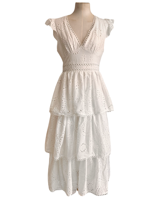 PORTOFINO DRESS white