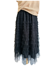 Load image into Gallery viewer, HARLEM TULLE SKIRT black