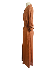 ROCCO LINEN PANT terracotta