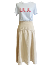 Load image into Gallery viewer, HARPER DENIM SKIRT sand