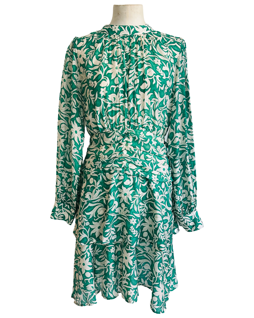 DRIVING NOWHERE dress green