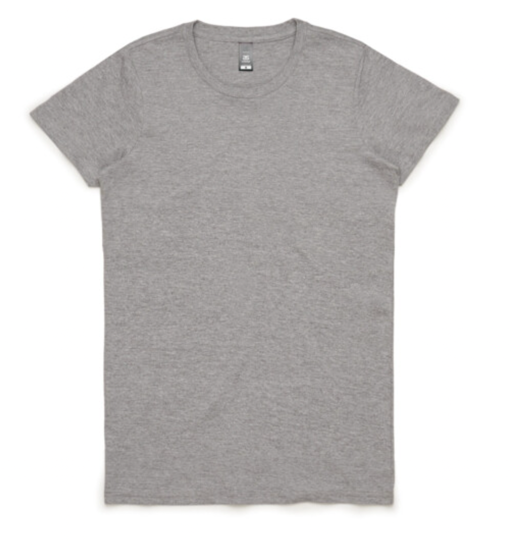 FLORENCE TEE classic grey crew