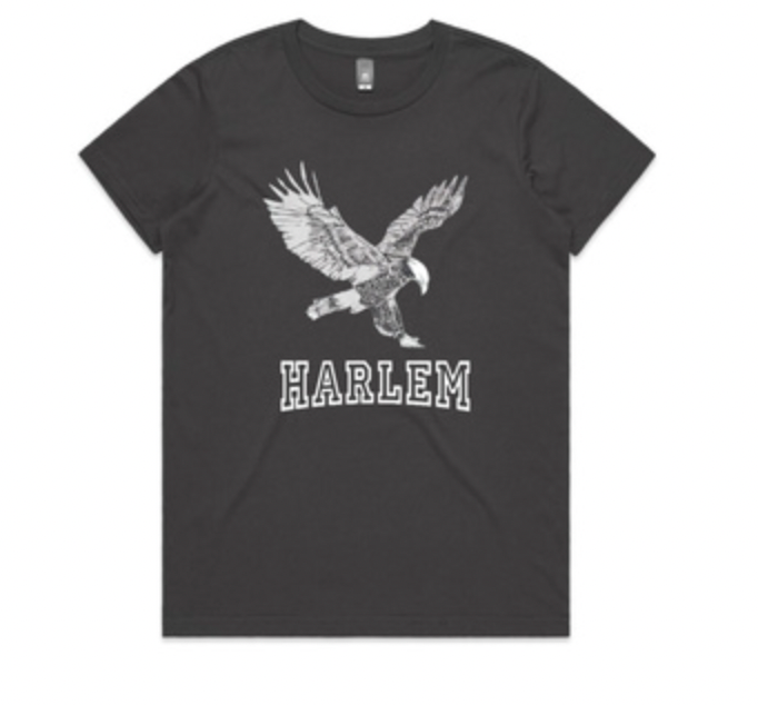 EAGLE HAS LANDED tee charcoal