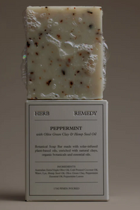 HERB REMEDY BOTANICAL BAR peppermint & hemp seed oil